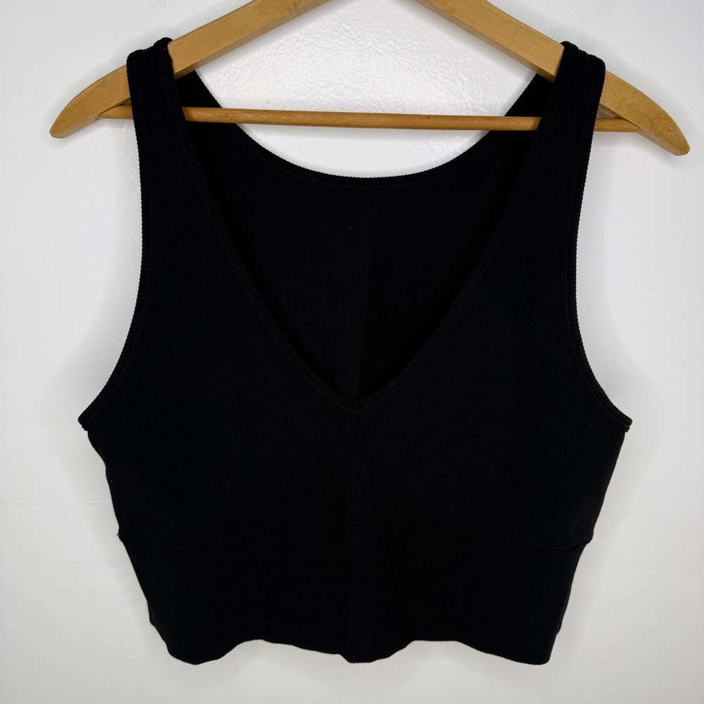 LULULEMON Black Power Pivot Ribbed Tank Top - Picture 4 of 5